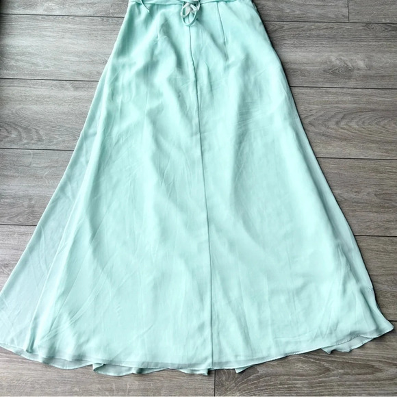 Bill Levkoff Chiffon Strapless Sweetheart Neckline
Pleated Bodice Maxi Dress - Picture 14 of 15